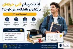 ادامه تحصیل با دیپلم فنی حرفه‌ای
