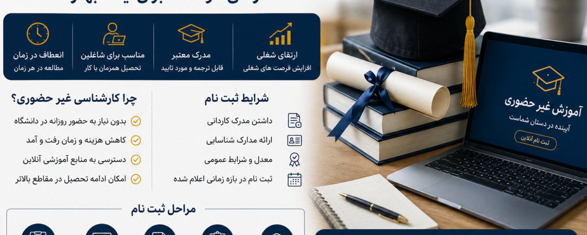 کارشناسی غیر حضوری، شرایط ثبت‌نام و ادامه تحصیل در مقطع کارشناسی