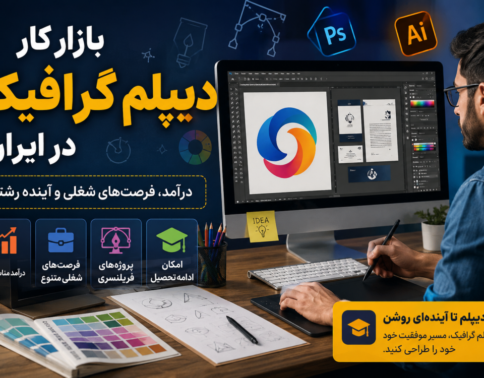 بازار کار دیپلم گرافیک و فرصت‌های شغلی رشته گرافیک