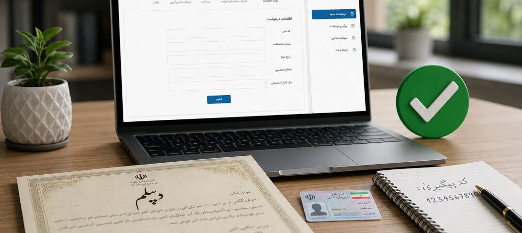 مراحل دریافت تاییدیه تحصیلی دیپلم